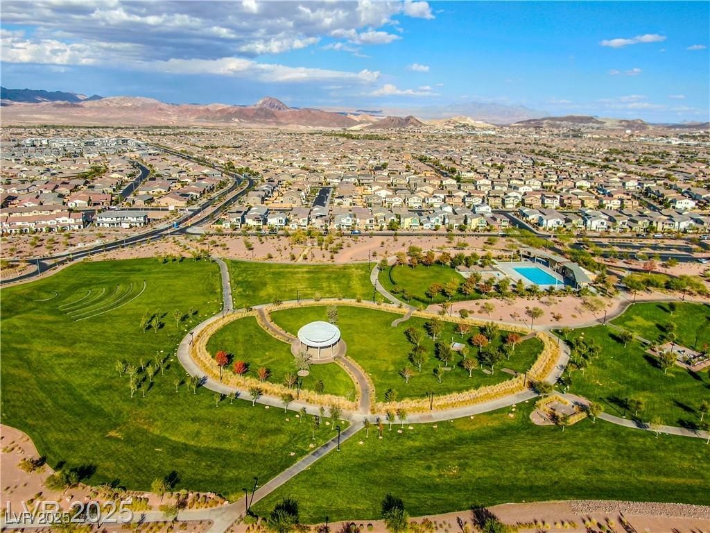 805 East Sunset Road Henderson, NV 89011 - Photo 35 of 43 Aerial view of property's location featuring nearby suburban area and mountains