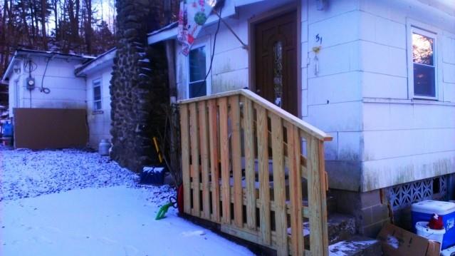 51 Sylvan Trail Monroe, NY 10950 - Photo 1 of 1 a view of staircase with railing and a chandelier