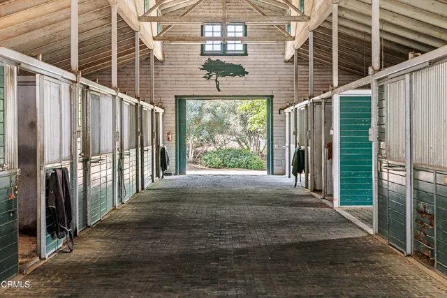 a view of a garden with a lake view