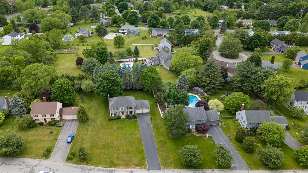 15 Lanthorn Road Northborough, MA 01532 - Photo 34 of 37 an aerial view of a house with yard swimming pool and outdoor seating