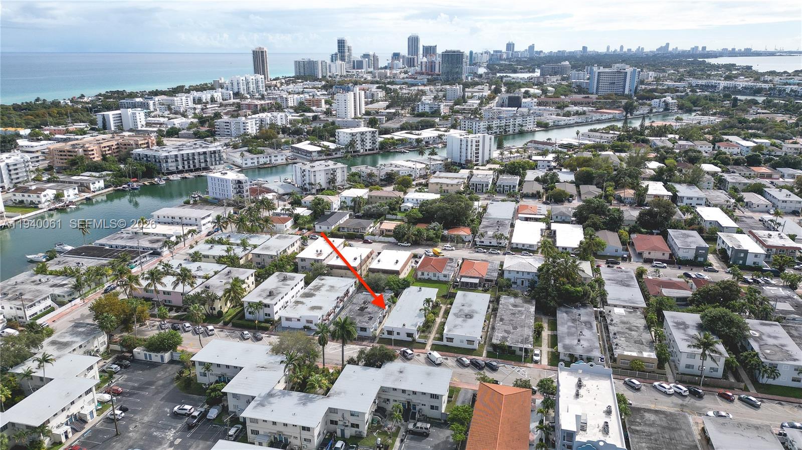 650 83rd Street, Unit 3 Miami Beach, FL 33141 - Photo 15 of 23 an aerial view of a city with lots of residential buildings