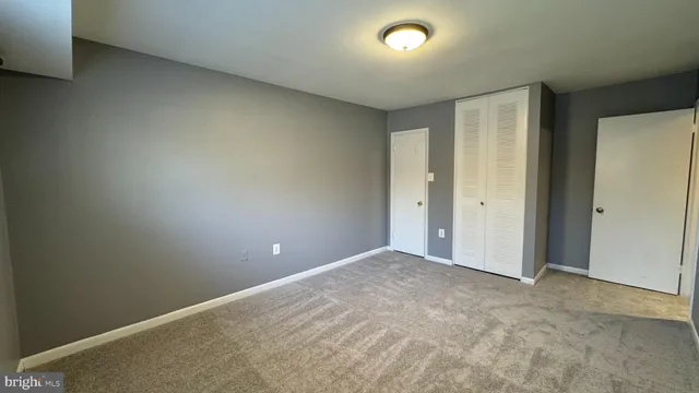 a view of a room with rack on the wall