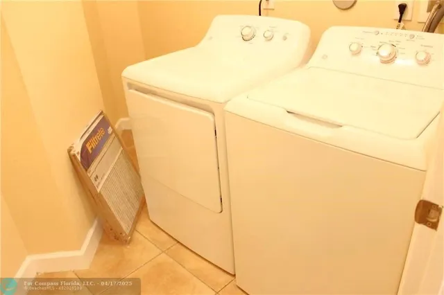 a utility room with a window