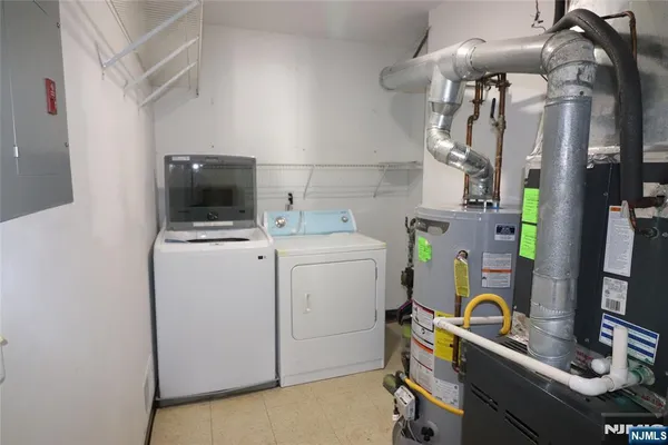 a room with storage and utility