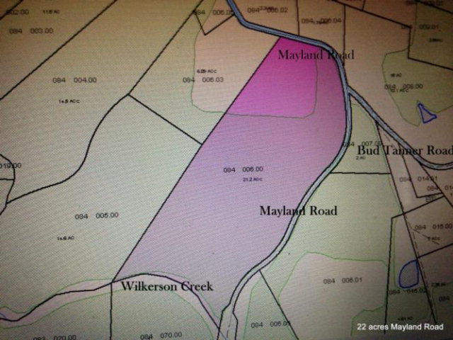 5002 Mayland Road Crossville, TN 38571 - Photo 9 of 9 22 acres plat map