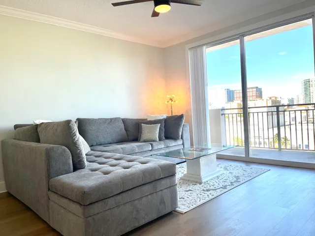 a view of yard from stairs