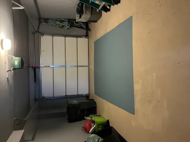 a room with a window