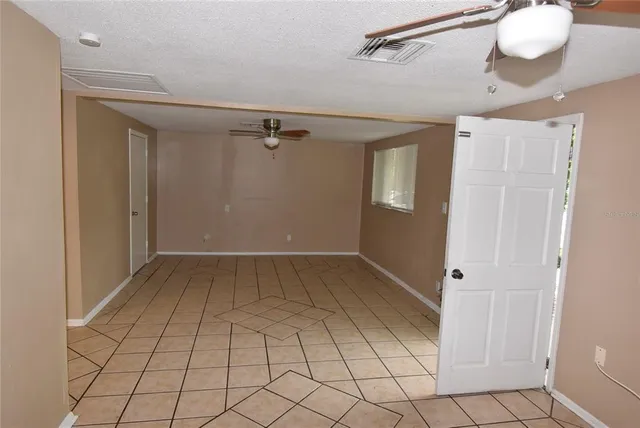 a view of an empty room