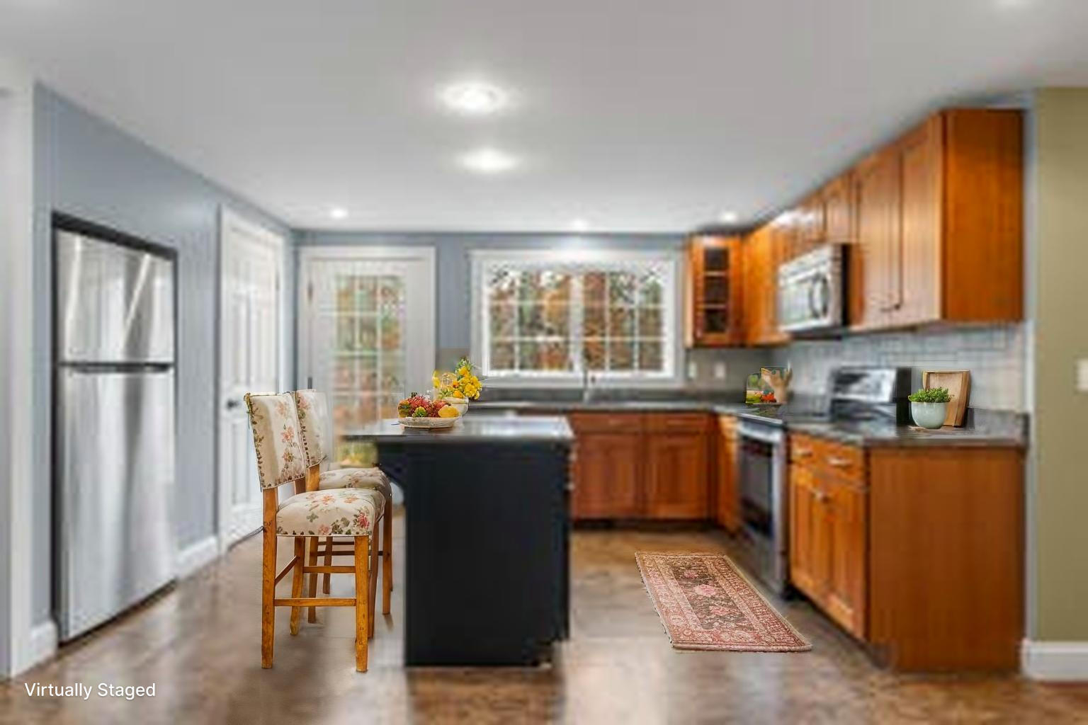 610 West Neck Road Nobleboro, ME 04555 - Photo 19 of 82 Kitchen - Virtually Enhanced