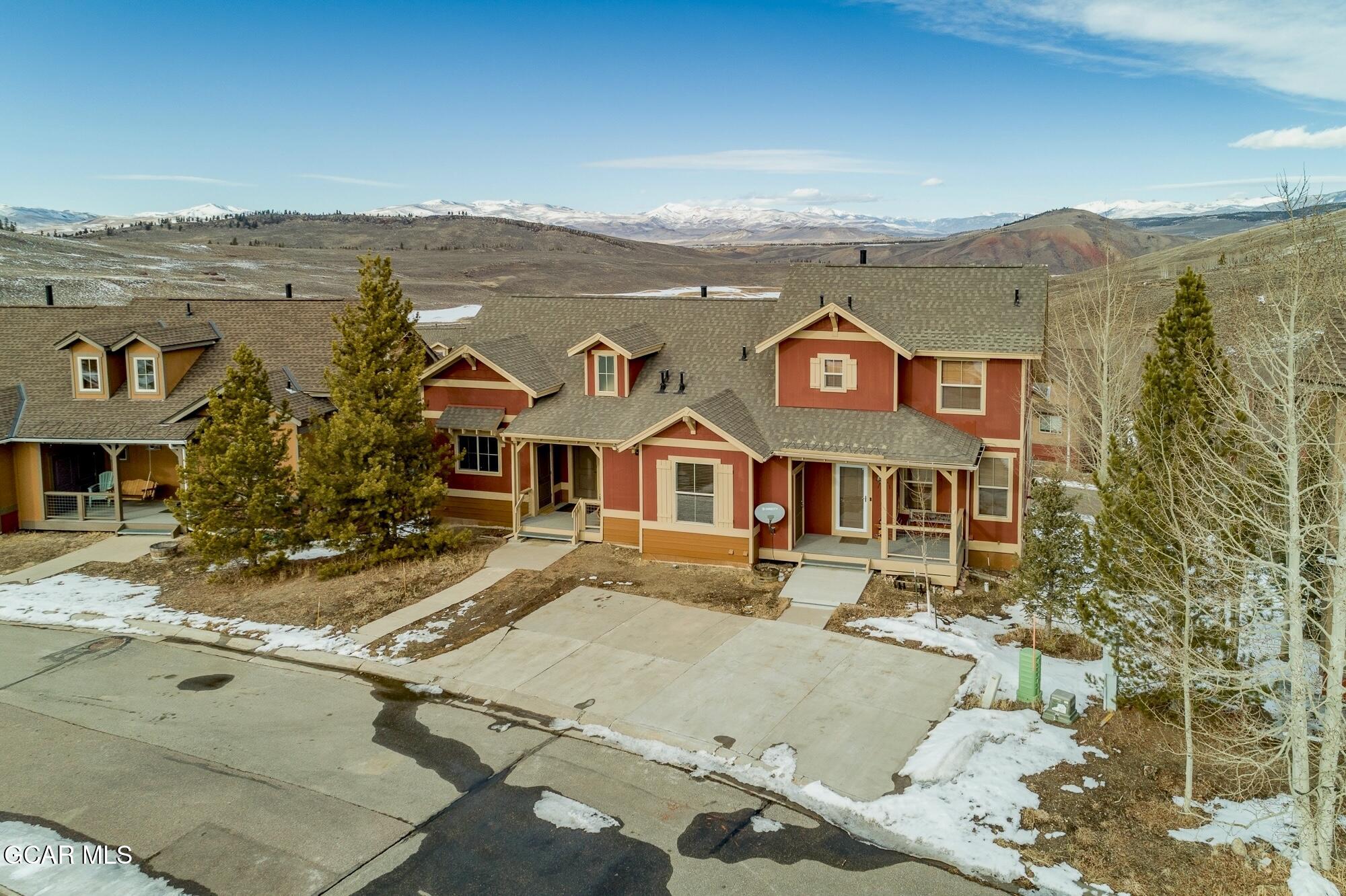113 Summit Point Lane Granby, CO 80446 - Photo 32 of 43 an aerial view of residential houses with outdoor space