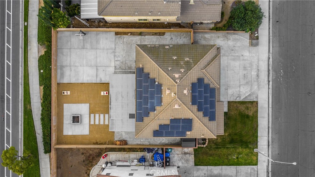 6861 Rio Grande Drive Eastvale, CA 91752 - Photo 34 of 36 an aerial view of a house with a yard