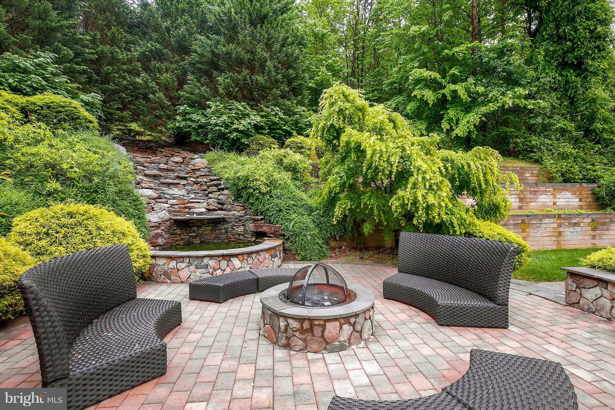 6901 Newman Road Clifton, VA 20124 - Photo 27 of 30 Paver Patio w/ Fire Pit