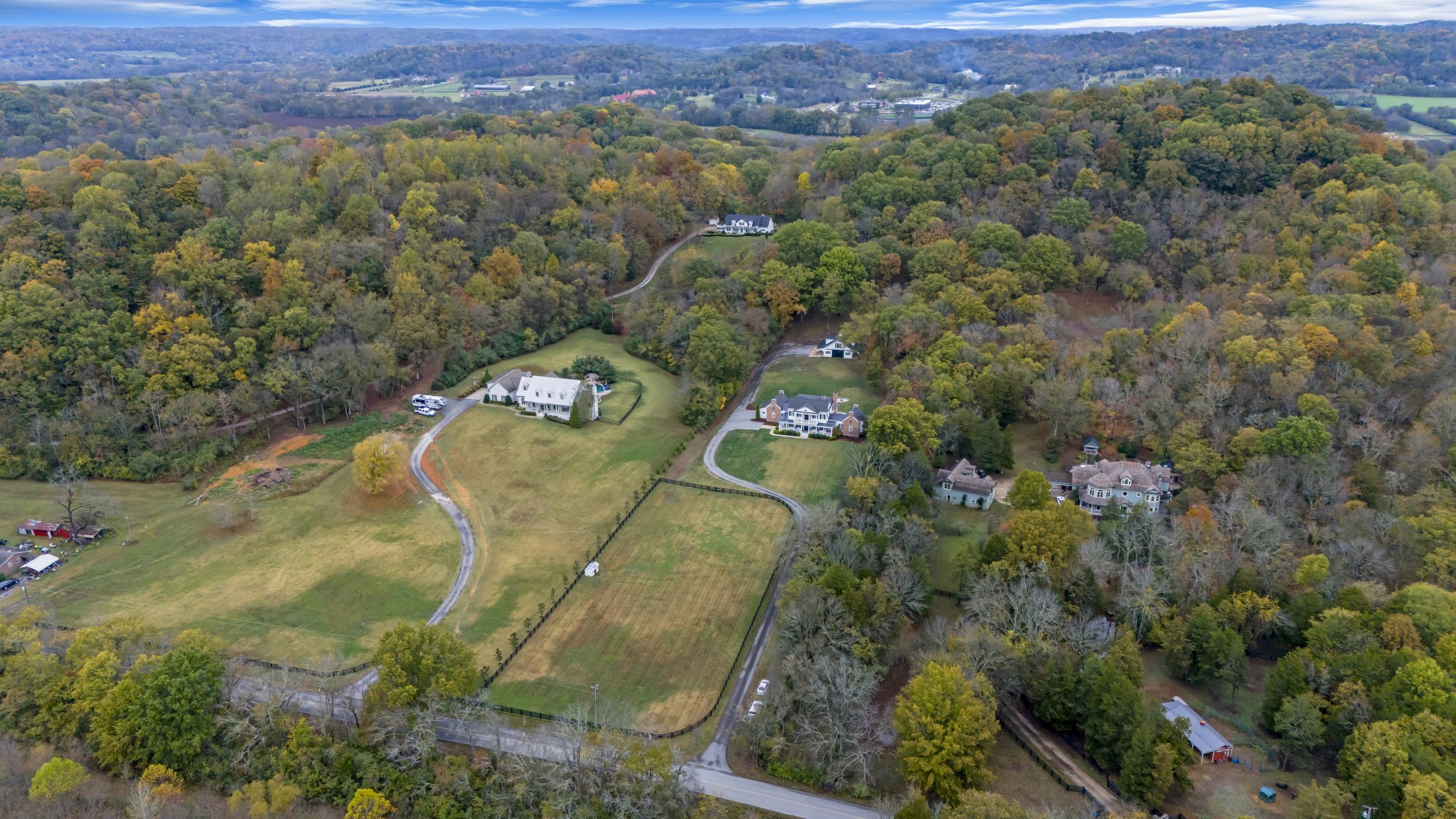 3290 Carl Road Franklin, TN 37064 - Photo 11 of 84 an aerial view of a residential houses with outdoor space and trees