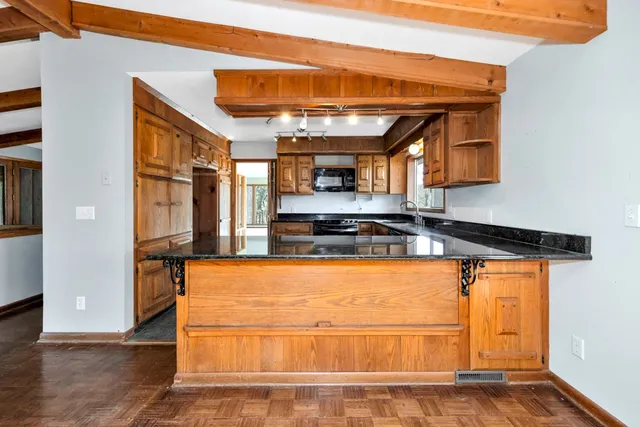 a view of an front door