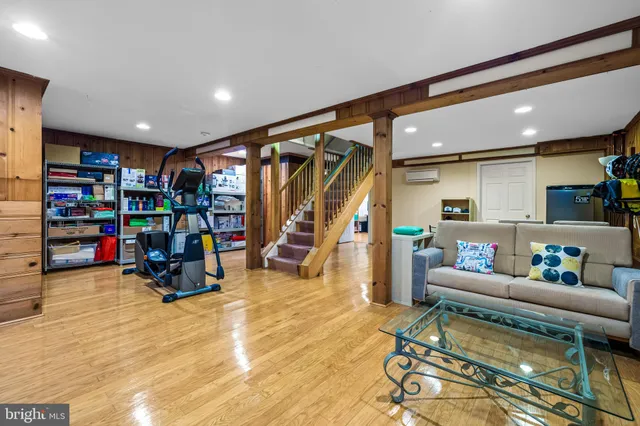 a view of storage and utility room with washer and dryer