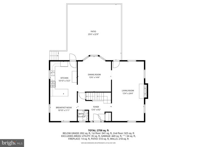 a picture of a floor plan
