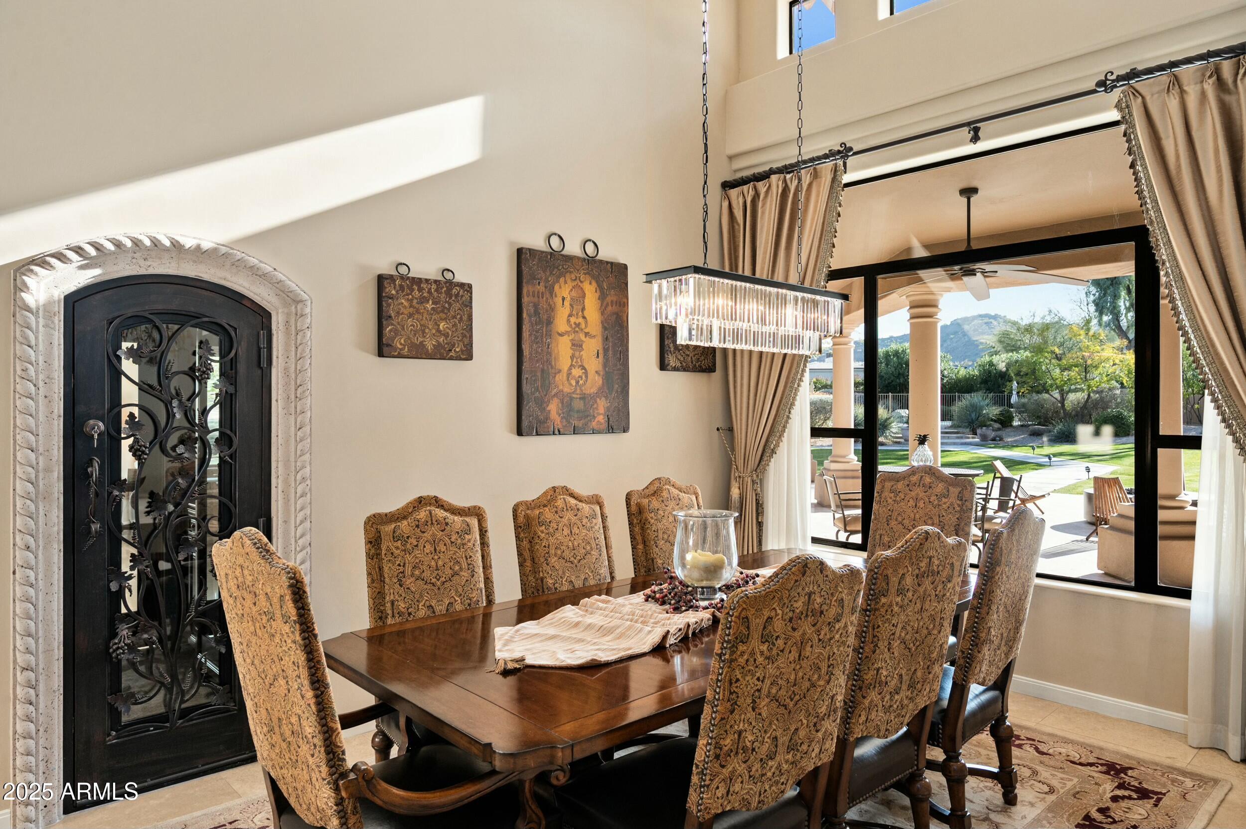6565 East Stallion Road Paradise Valley, AZ 85253 - Photo 14 of 67 Formal Dining with Mtn. View