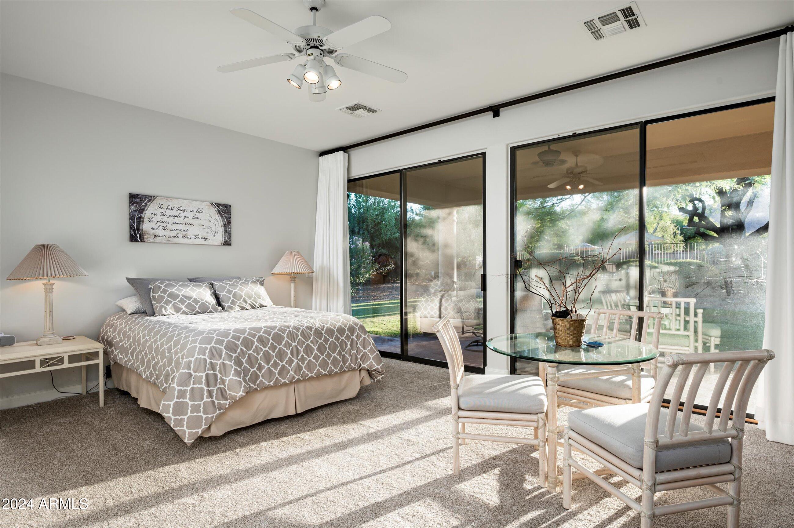 6565 East Stallion Road Paradise Valley, AZ 85253 - Photo 37 of 67 Guest House Bedroom with a view