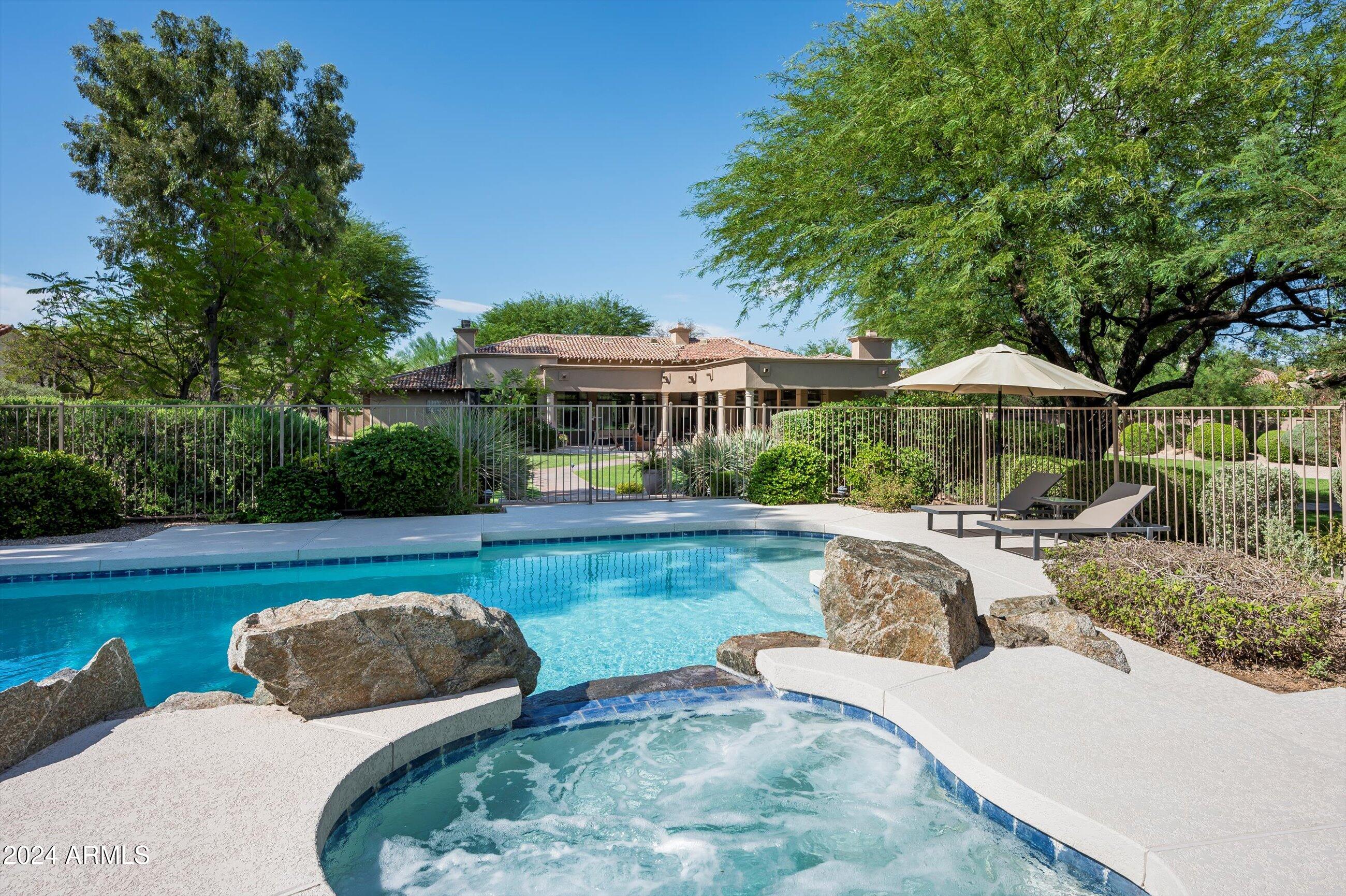 6565 East Stallion Road Paradise Valley, AZ 85253 - Photo 41 of 67 Hot Tub to House