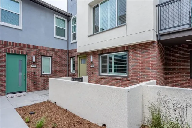 a view of house and front door