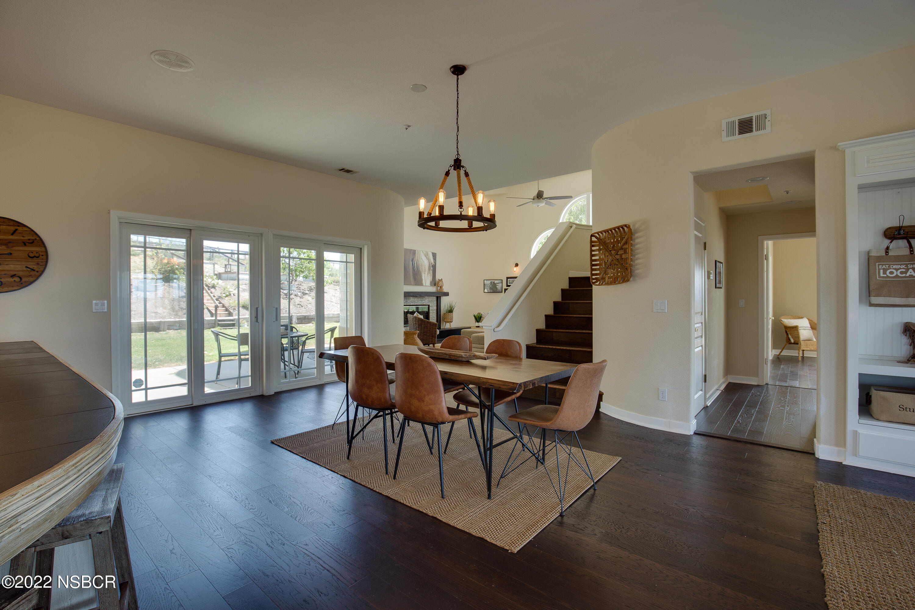 1833 Cougar Ridge Road Buellton, CA 93427 - Photo 13 of 46 a view of a dining room with furniture window and wooden floor