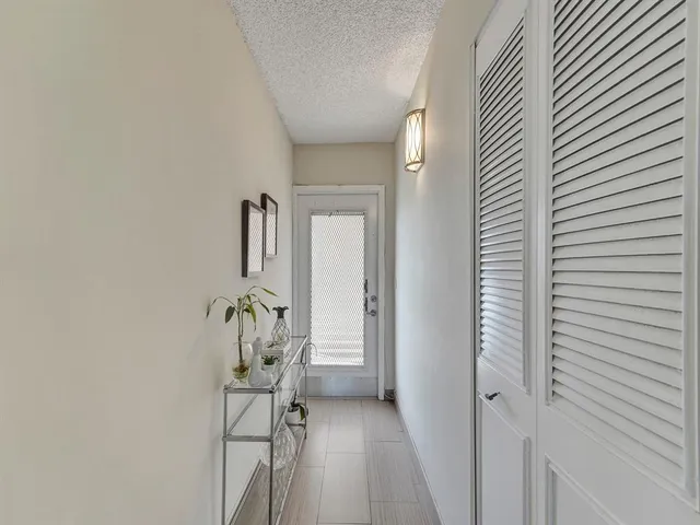 a view of front door