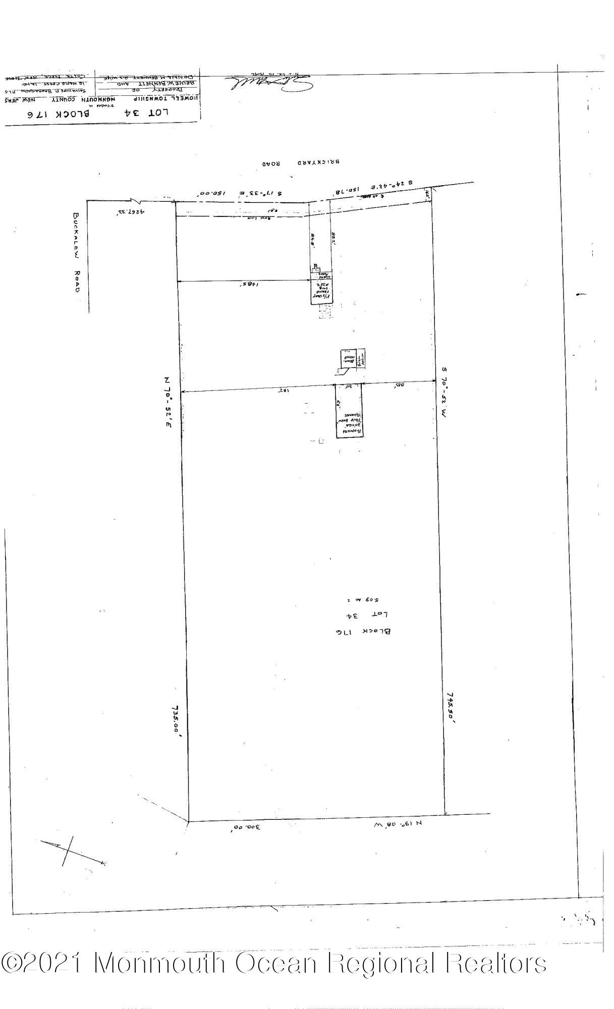 460 Brickyard Road Freehold, NJ 07728 - Photo 16 of 16 Brickyard Road Survey