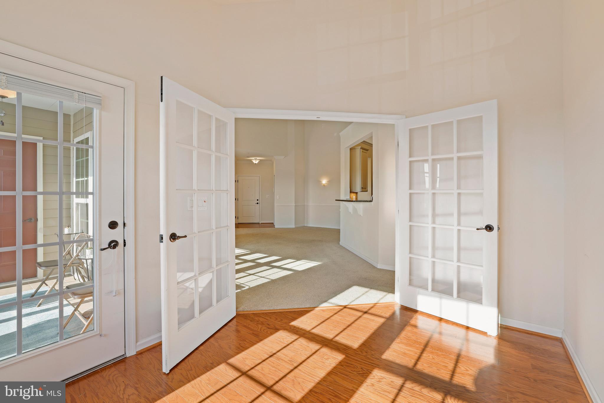 8380 Ice Crystal Drive, Unit R Laurel, MD 20723 - Photo 28 of 47 French doors leads to spacious den.