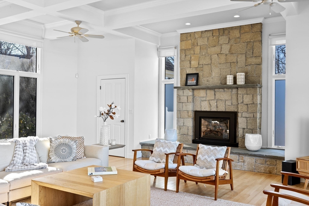 68 Nichols Road Cohasset, MA 02025 - Photo 15 of 41 a living room with furniture and a fireplace