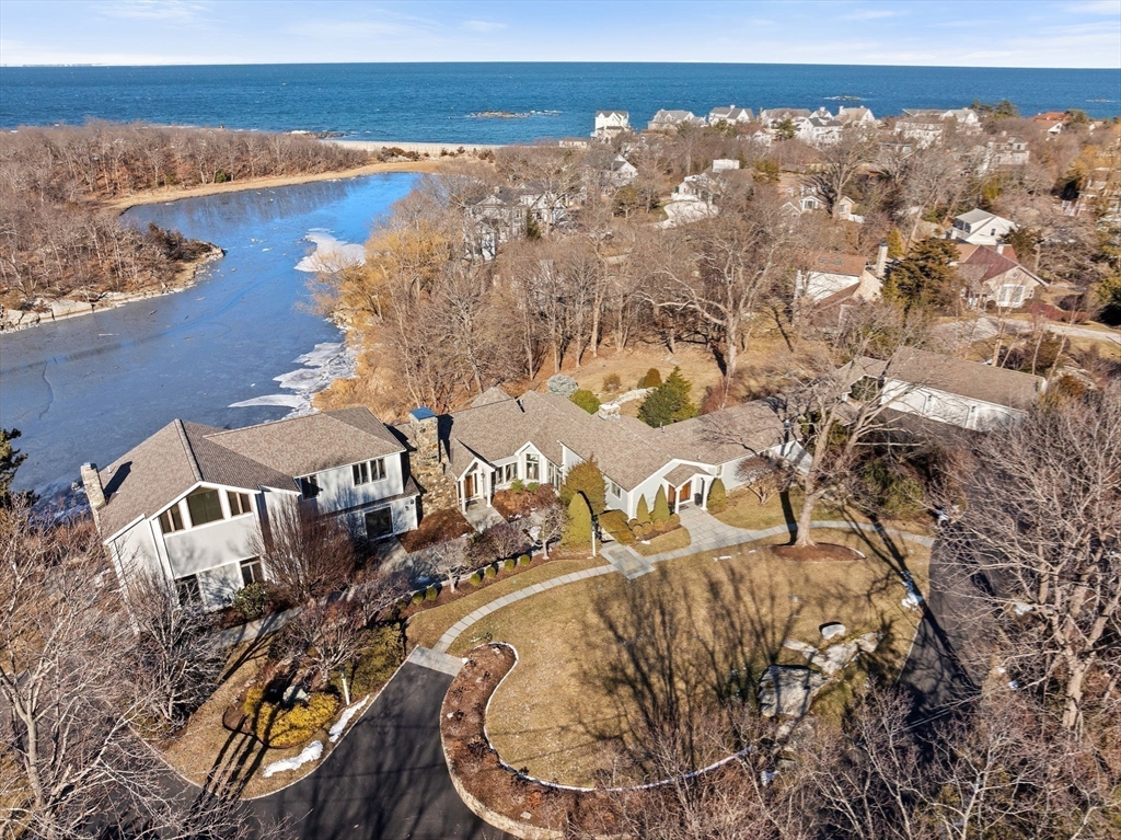 68 Nichols Road Cohasset, MA 02025 - Photo 31 of 41 an aerial view of a house with a lake view