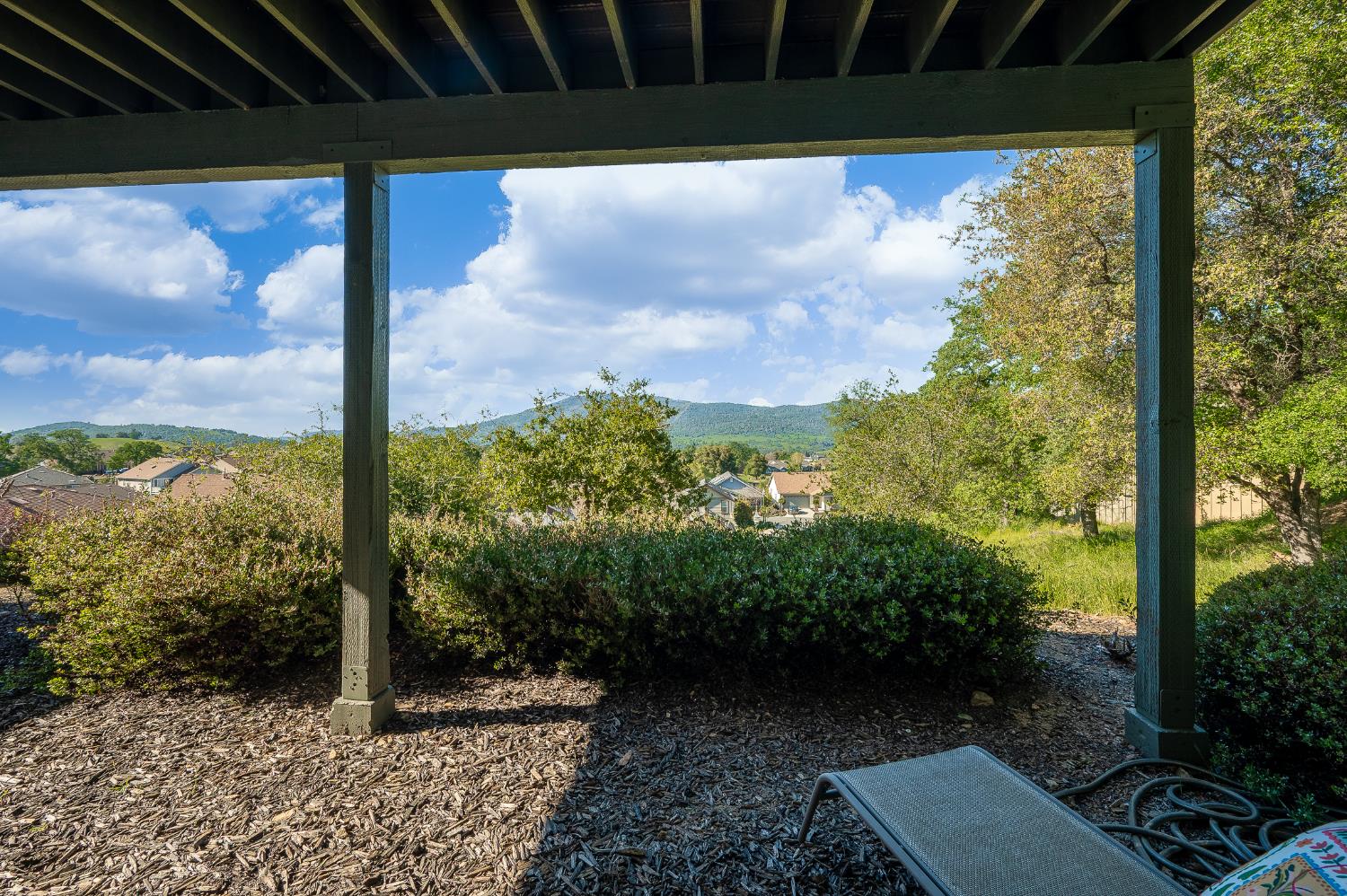 401 McCauley Ranch Road Angels Camp, CA 95222 - Photo 54 of 57 a view of a back yard from a balcony