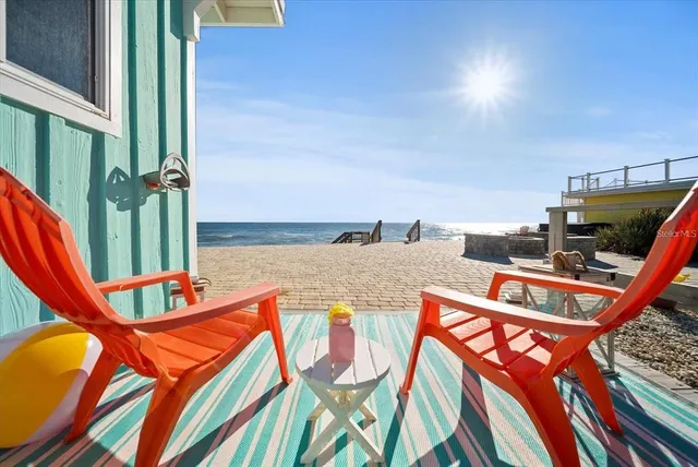 a view of a house with a patio