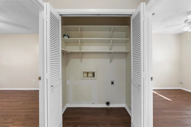 a view of storage and utility room