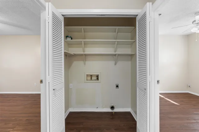 a view of storage and utility room