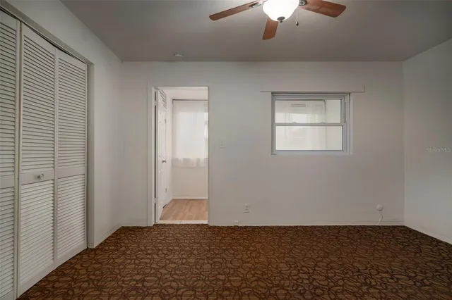 a view of an empty room