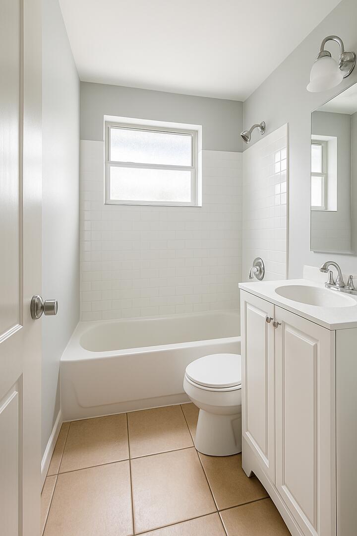 665 Glouchester Street, Unit 6 Boca Raton, FL 33487 - Photo 5 of 16 a bathroom with a sink a toilet and a bathtub