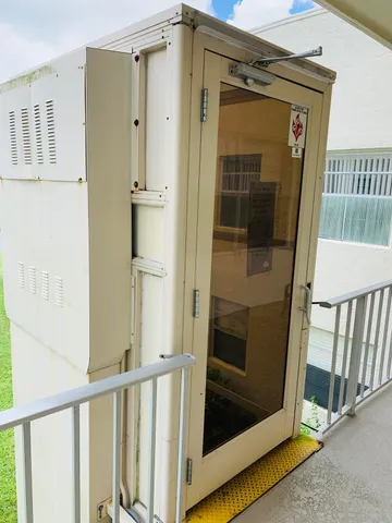 a view of a front door of the house