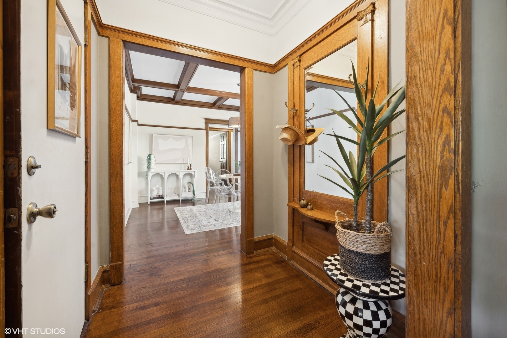 3749 North Pine Grove Avenue, Unit 3 Chicago, IL 60613 - Photo 7 of 18 a bathroom with a glass door shower and a sink
