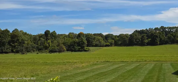 a view of a grassy field
