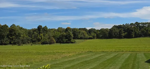 a view of a grassy field