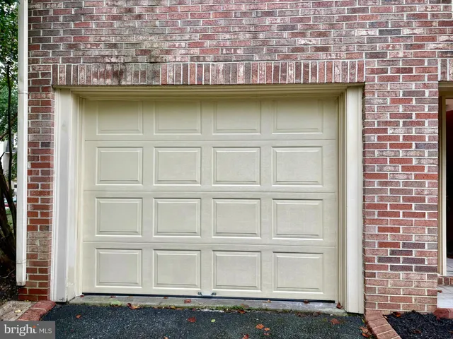 a view of a wooden door