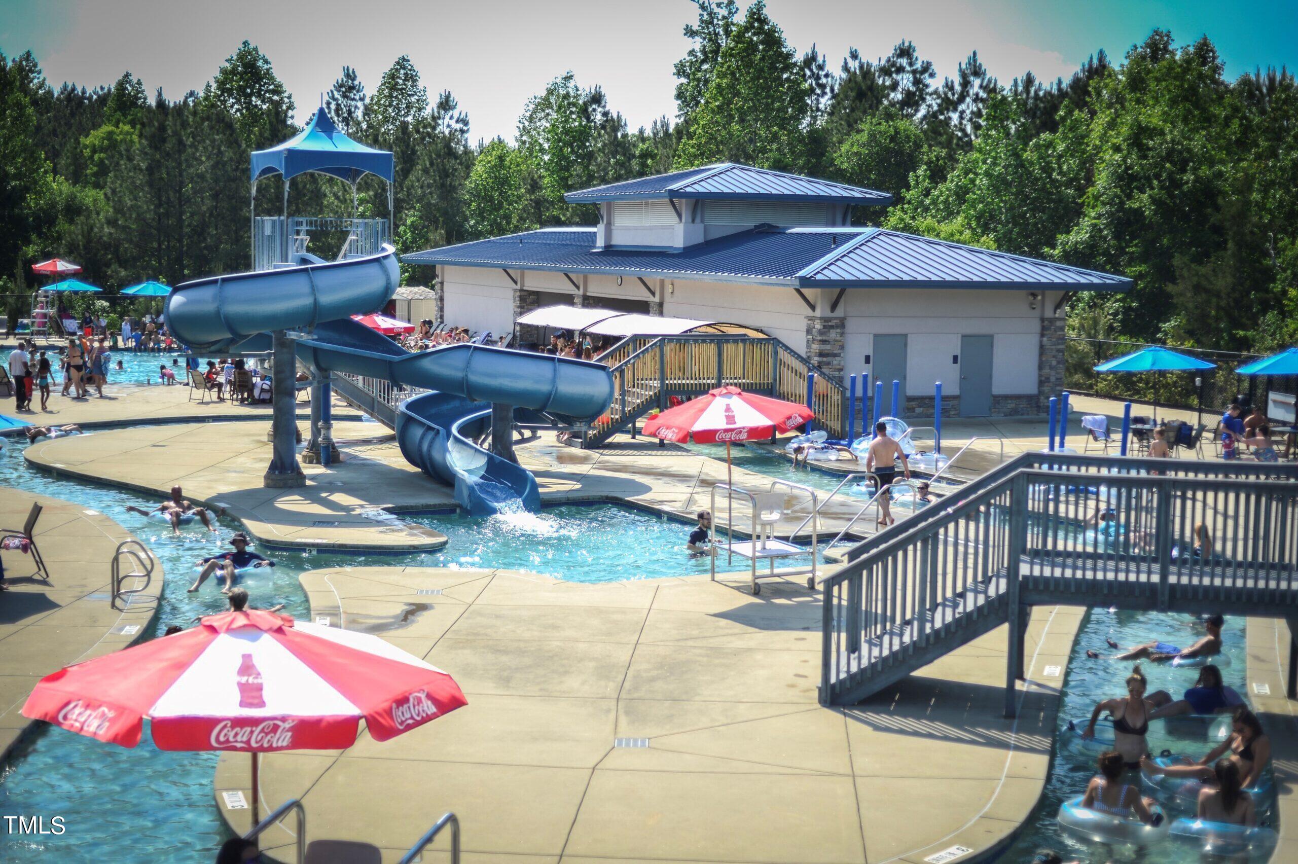 812 Willow Tower Court Rolesville, NC 27571 - Photo 42 of 51 3 Pool-with-Slide-Umbrellas-revised-scal