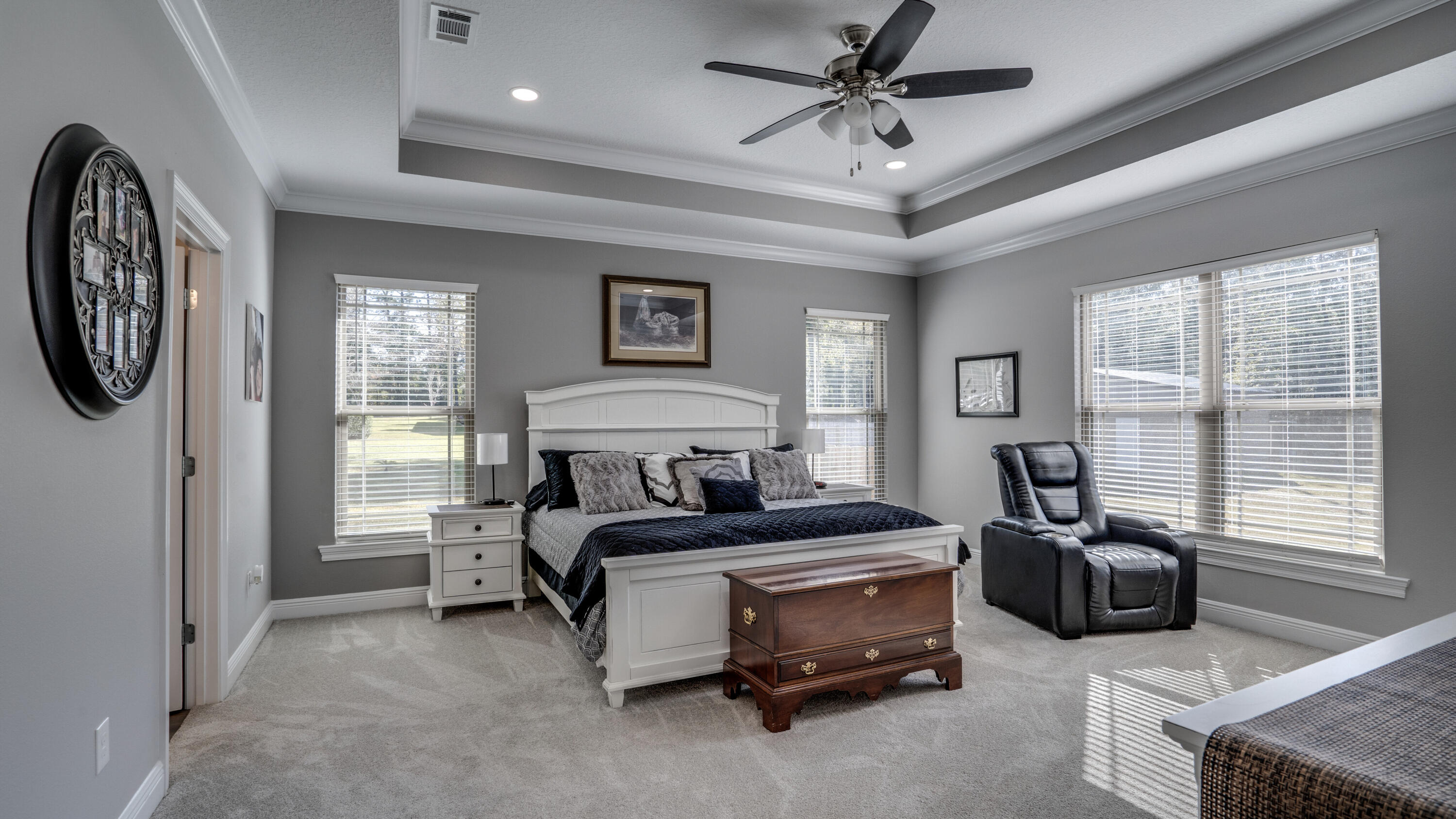 7066 Senterfitt Road Laurel Hill, FL 32567 - Photo 17 of 59 a bedroom with furniture and a window
