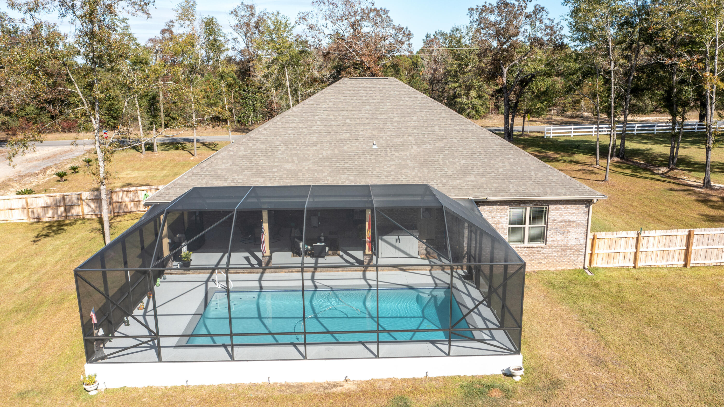 7066 Senterfitt Road Laurel Hill, FL 32567 - Photo 47 of 59 a view of a house with large windows
