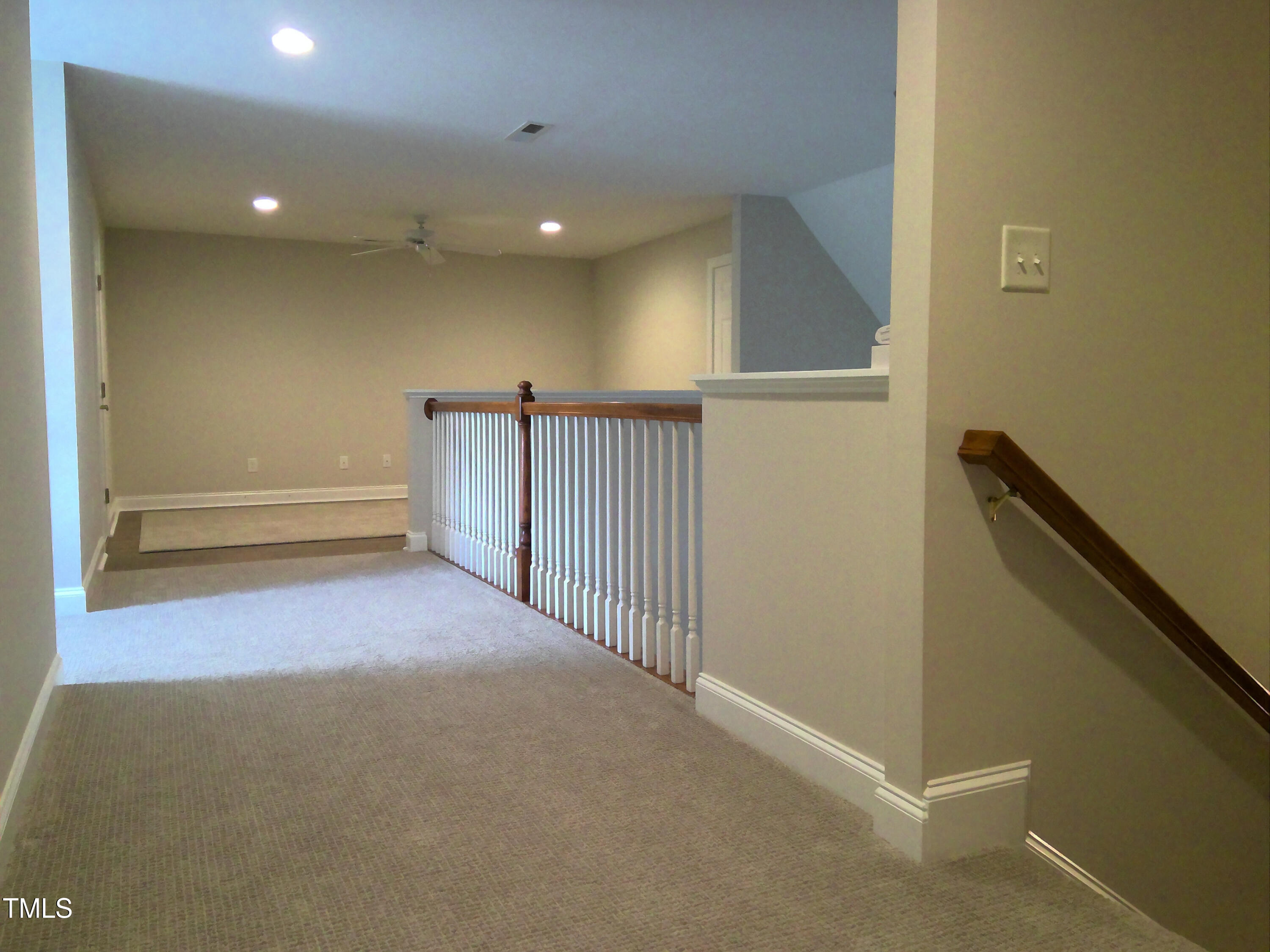 12 Crail Court Durham, NC 27712 - Photo 17 of 29 a view of hallway with stairs