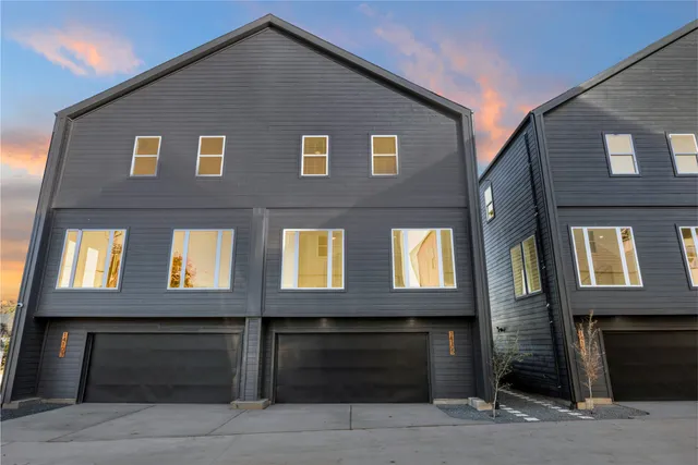 a front view of a building