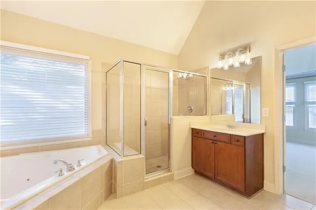 a view of outdoor space and deck