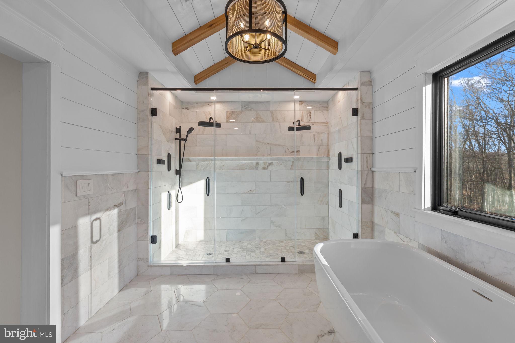 348 Pineville Road Newtown, PA 18940 - Photo 20 of 43 Luxurious walk-in shower for two