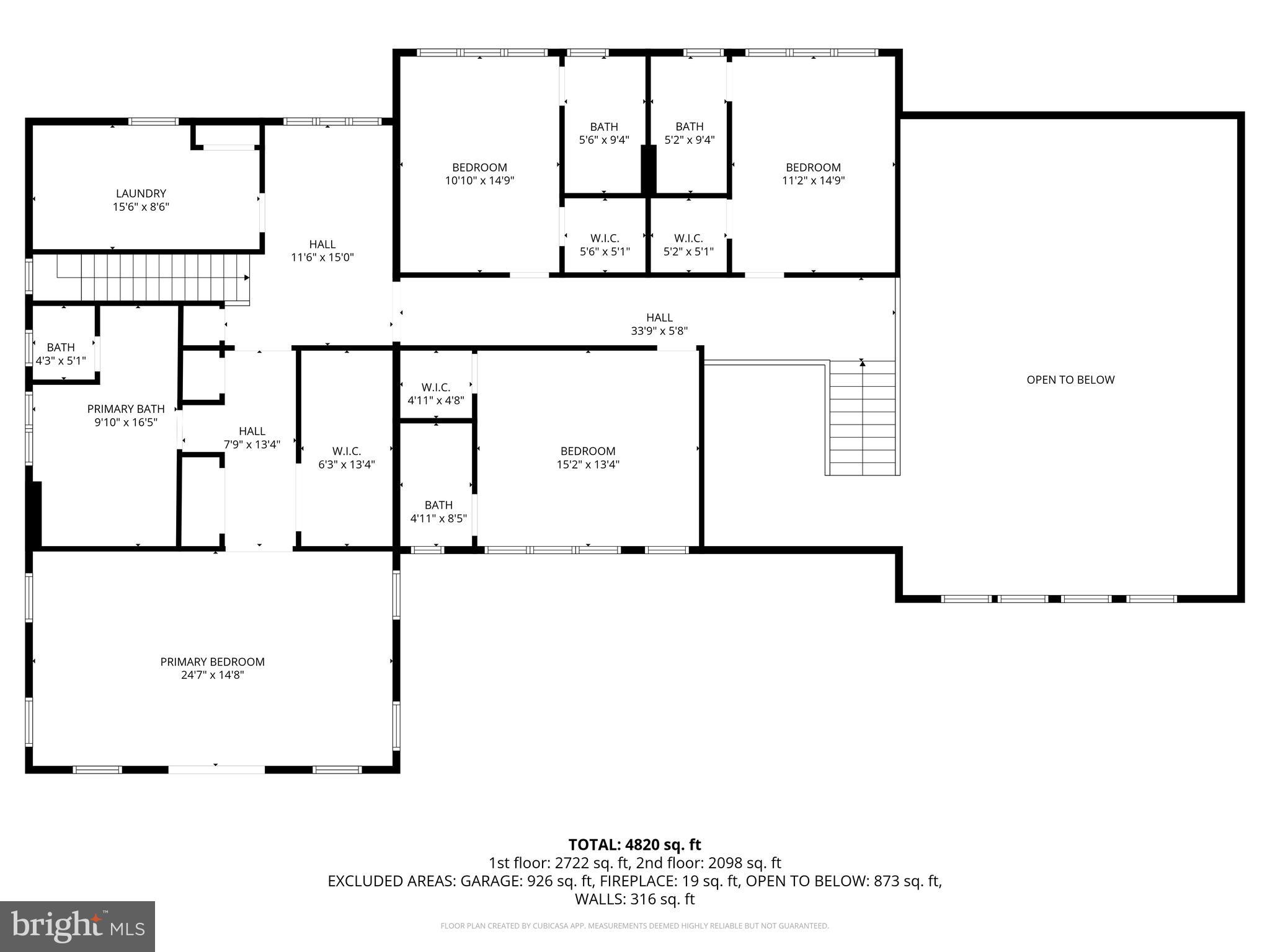 348 Pineville Road Newtown, PA 18940 - Photo 43 of 43 Floor plan of 2nd floor