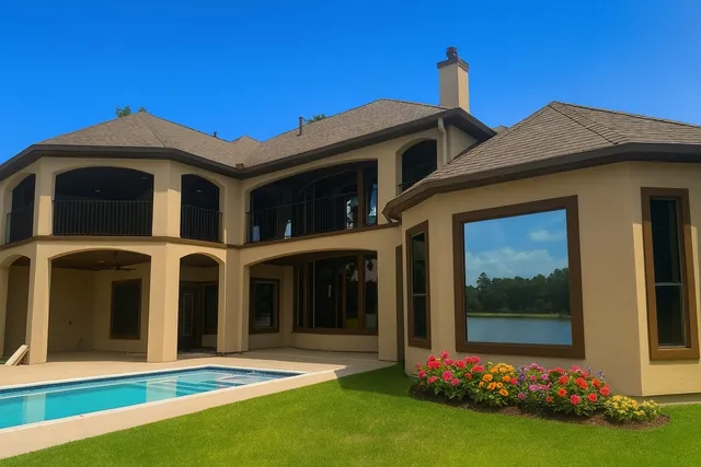 a outdoor living space with furniture and garden view